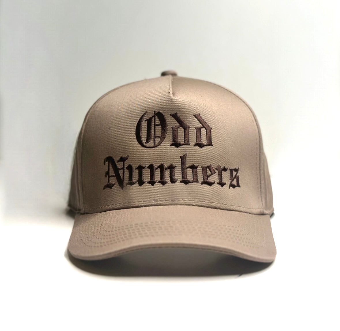 ODD NUMBERS Embroidered Authentic Signature Trucker Hat
